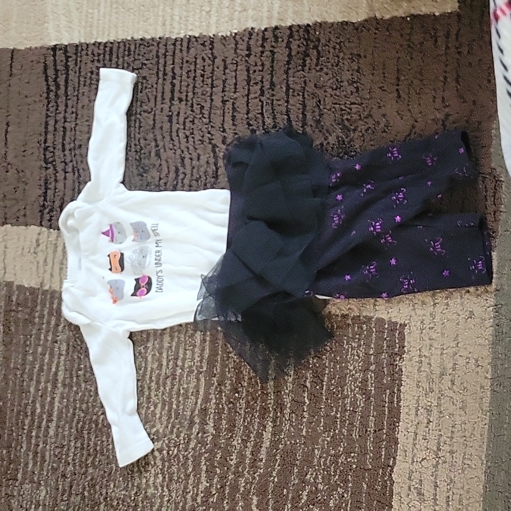 Halloween 3 Month Baby Girl's Outfit
